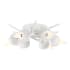 Minka Lavery North Fork 6 Light 19" Wide Flush Mount Ceiling Fixture Sand White