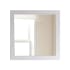Miseno 30" W x 30" H Square Framed Bathroom Wall Mirror White