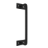 Miseno 7-13/16" Sliding Barn Door Pull - Fire Door Style Black