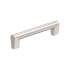 Miseno Warner 5-1/16 Inch Center to Center Handle Cabinet Pull - Pack of 25 Brushed Satin Nickel