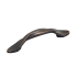 Miseno Elm 3 Inch Center to Center Handle Cabinet Pull - Pack of 10 Brushed Oil Rubbed Bronze