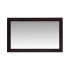 Miseno Sterling 48" W x 30" H Rectangular Wood Framed Bathroom Wall Mirror Espresso
