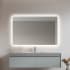 Miseno 46" x 35" Modern Rectangular Frameless Bathroom Wall Mirror with LED Lighting N/A