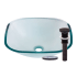 Miseno Square 16-1/2" Tempered Glass Vessel Bathroom Sink Oil Rubbed Bronze Drain