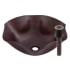Miseno Antique Scalloped 16" Hammered Copper Vessel Bathroom Sink Oil Rubbed Bronze Drain
