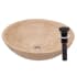 Miseno Circular 17" Stone Vessel Bathroom Sink Oil Rubbed Bronze Drain