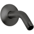 Miseno 5-11/16" Wall Mounted Shower Arm and Flange Flat Black