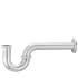 Miseno Bathroom Drain P-Trap Brushed Nickel