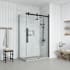 Miseno Bel 78-3/4" High x 31-1/8" Wide Shower Door Replacement Glass Black