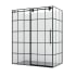 Miseno Puente 78" High x 64" Wide x 36" Deep Sliding Framed Shower Enclosure with Clear Glass Matte Black