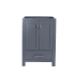 Miseno Wilson 24" Single Free Standing Vanity Cabinet - Less Vanity Top Grey