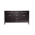 Miseno Wimbledon 60" Double Free Standing Vanity Cabinet - Less Vanity Top Brown
