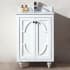 Miseno Spazio 24" Free Standing Vanity with Vanity Top and Undermount Sink White