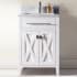 Miseno Torneo 24" Free Standing Vanity with Vanity Top and Undermount Sink White