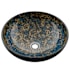 Miseno Distorto 16-1/2" Circular Glass Vessel Bathroom Sink Brown