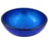 Miseno Verdazzurro 12" Circular Glass Vessel Bathroom Sink Blue