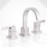 Miseno 1.2 GPM Widespread Bathroom Faucet with Pop-Up Drain Assembly Brushed Nickel