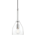 Mitzi Sloan Single Light 7" Wide Mini Pendant Polished Nickel
