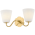 Mitzi Leonella 2 Light 18" Wide Vanity Light Aged Brass