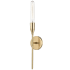 Mitzi Tara Single Light 23-1/2" High Wall Sconce - ADA Compliant Aged Brass
