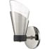 Mitzi Angie Single Light 10-3/4" High LED Wall Sconce with Clear Shade Polished Nickel