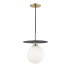 Mitzi Ellis Single Light 10-1/4" Wide LED Pendant Aged Brass / Black
