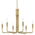 Mitzi Brigitte 6 Light 25" Wide Chandelier Aged Brass
