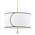Mitzi Zara 3 Light 24" Wide Pendant Aged Brass
