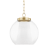Mitzi Sasha 15" Wide Pendant Aged Brass