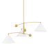 Mitzi Birdie 26" Wide Chandelier Aged Brass