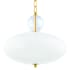 Mitzi Viviana 15" Wide Pendant Aged Brass