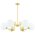 Mitzi Havana 6 Light 39" Wide Chandelier Aged Brass