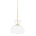 Mitzi Cortney 12" Wide Pendant Aged Brass