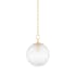 Mitzi Sara 11" Wide Pendant Aged Brass