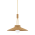 Mitzi Laudine 25" Wide Wood Pendant Aged Brass