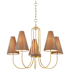 Mitzi Jessel 5 Light 28" Wide Chandelier Aged Brass
