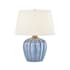 Mitzi Myla 20" Tall Vase Table Lamp with Linen Shade Aged Brass / Ceramic Spring Lake