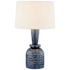 Mitzi Russo 28" Tall Accent Table Lamp Aged Brass / Ceramic Washed Cobalt