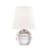 Mitzi Nicole Single Light 13" Tall Vase Table Lamp Polished Nickel