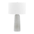 Mitzi Kel 26" Tall Ceramic Table Lamp Aged Brass / Ceramic Reactive Ash