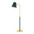 Mitzi Georgann 52" Tall Spotlight Floor Lamp Aged Brass / Soft Studio Green