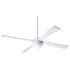 Modern Fan Co. Ball 42" 4 Blade Outdoor Ceiling Fan with Custom Blade and Control Options Gloss White