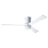 Modern Fan Co. Cirrus 50" 3 Blade Outdoor Ceiling Fan with Custom Blade and Control Options Gloss White