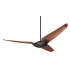 Modern Fan Co. IC/Air3 56" 3 Blade Outdoor Ceiling Fan with Custom Blade and Control Options Dark Bronze
