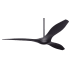 Modern Fan Co. IC/Brisa DC 56" 3 Blade Indoor / Outdoor Ceiling Fan Matte Black