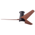 Modern Fan Co. Velo 48" 3 Blade Outdoor Ceiling Fan with Custom Blade, Light Kit, and Control Options Dark Bronze