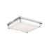 Modern Forms Polar 14" Wide LED Flush Mount Square Ceiling Fixture Brushed Nickel