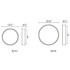 Modern Forms-FM-4913-Line Drawing View