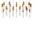 Modern Forms Cinema 54" Wide LED Crystal Linear Pendant with Clear, Seedy Crystal Shades Aged Brass
