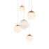 Modern Forms Pisces 5 Light 17" Wide LED Multi Light Pendant Aged Brass